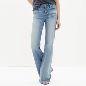 Madewell Flea Market Flare Jeans with Button Fly